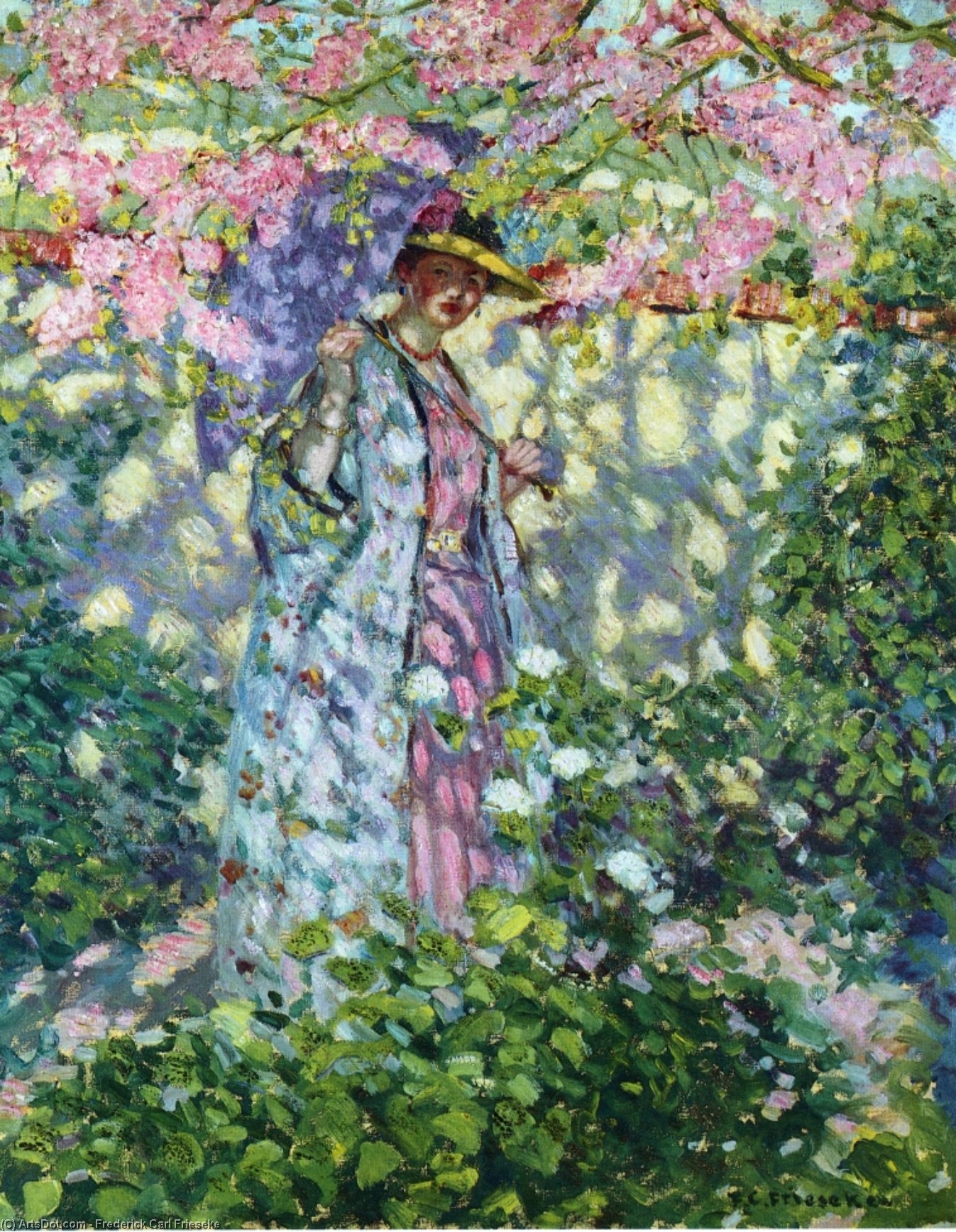 The Judas Tree — Frederick Carl Frieseke