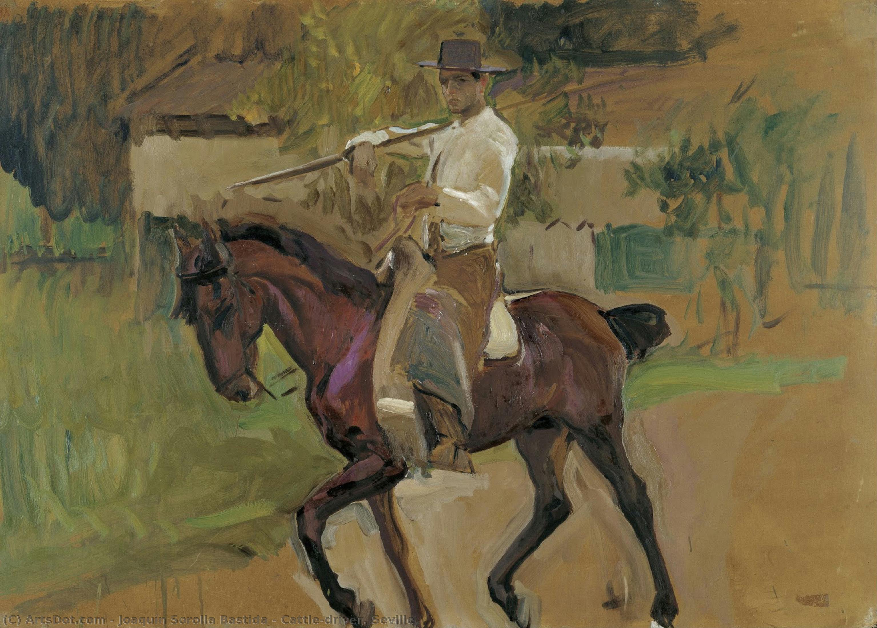 Cattle-driver. Seville — Joaquín Sorolla Y Bastida