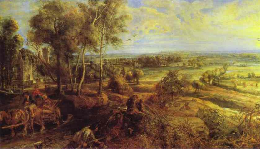 Landscape With The Château Steen — Peter Paul Rubens