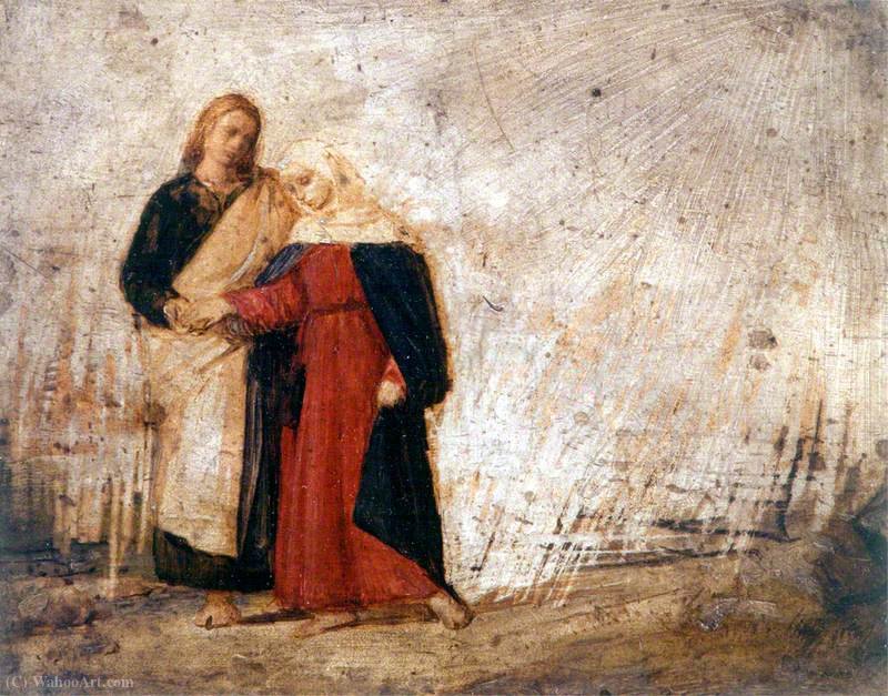 Saint John Leading Home His Adopted Mother — William Dyce