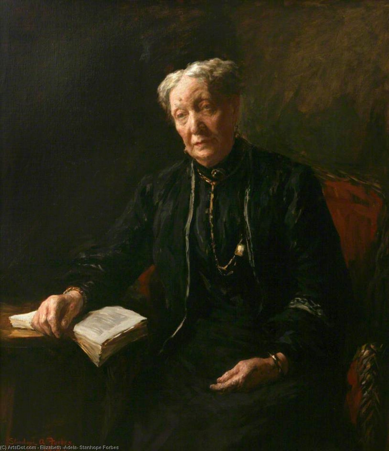 Mrs Forbes (the Artist's Mother) — Elizabeth Adela Stanhope Forbes