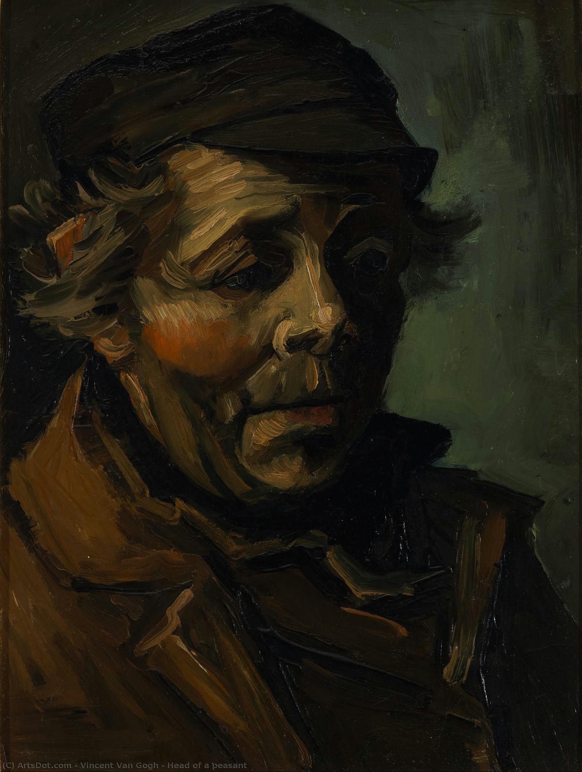 Head Of A Peasant — Vincent Willem Van Gogh