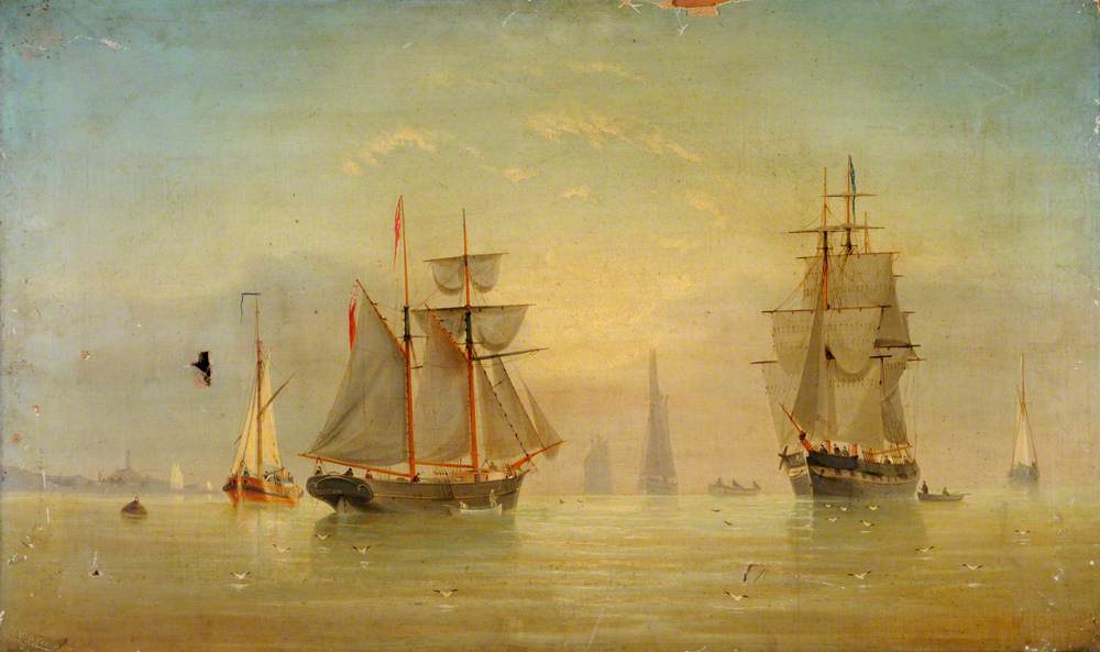 Top Sail Schooner On The Humber — William Daniel Penny