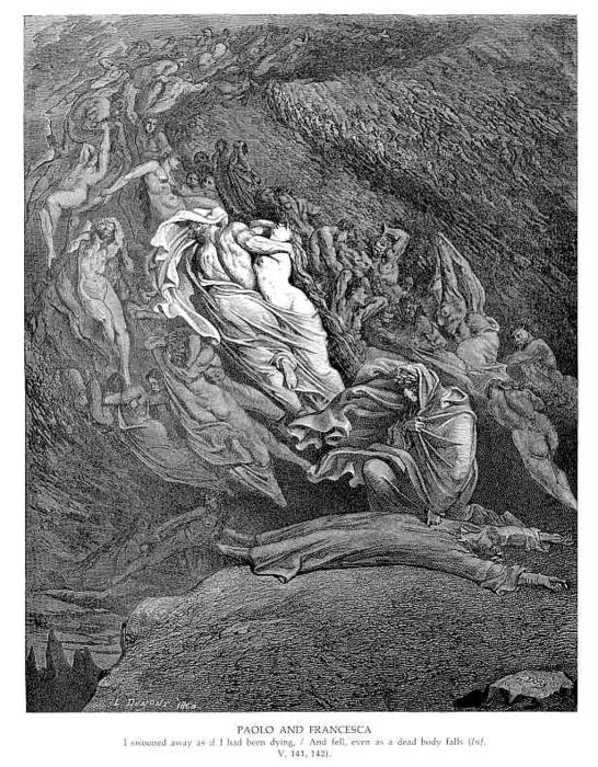 Paolo And Francesca Ii — Paul Gustave Doré