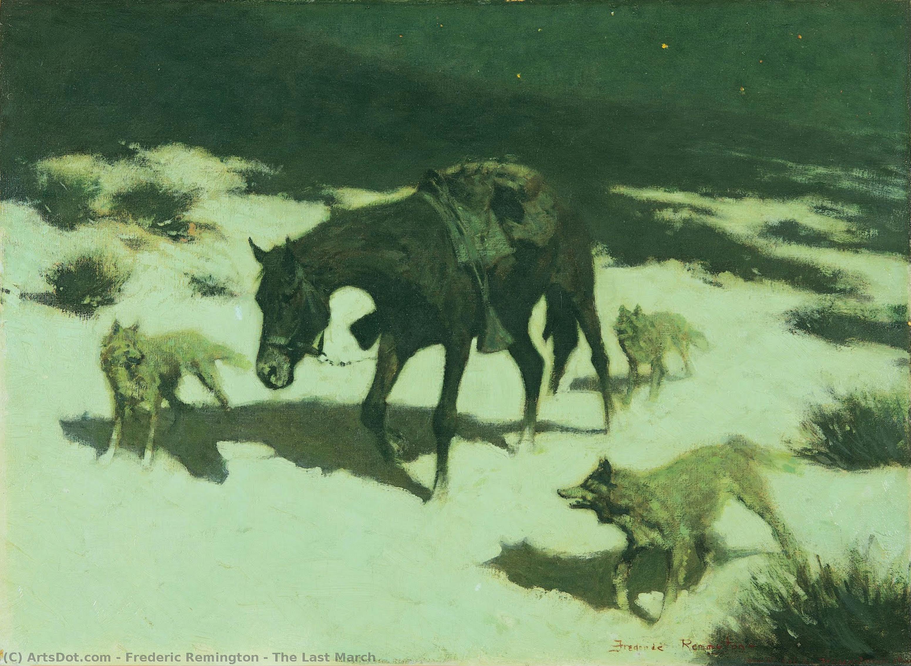 The Last March — Frederic Remington