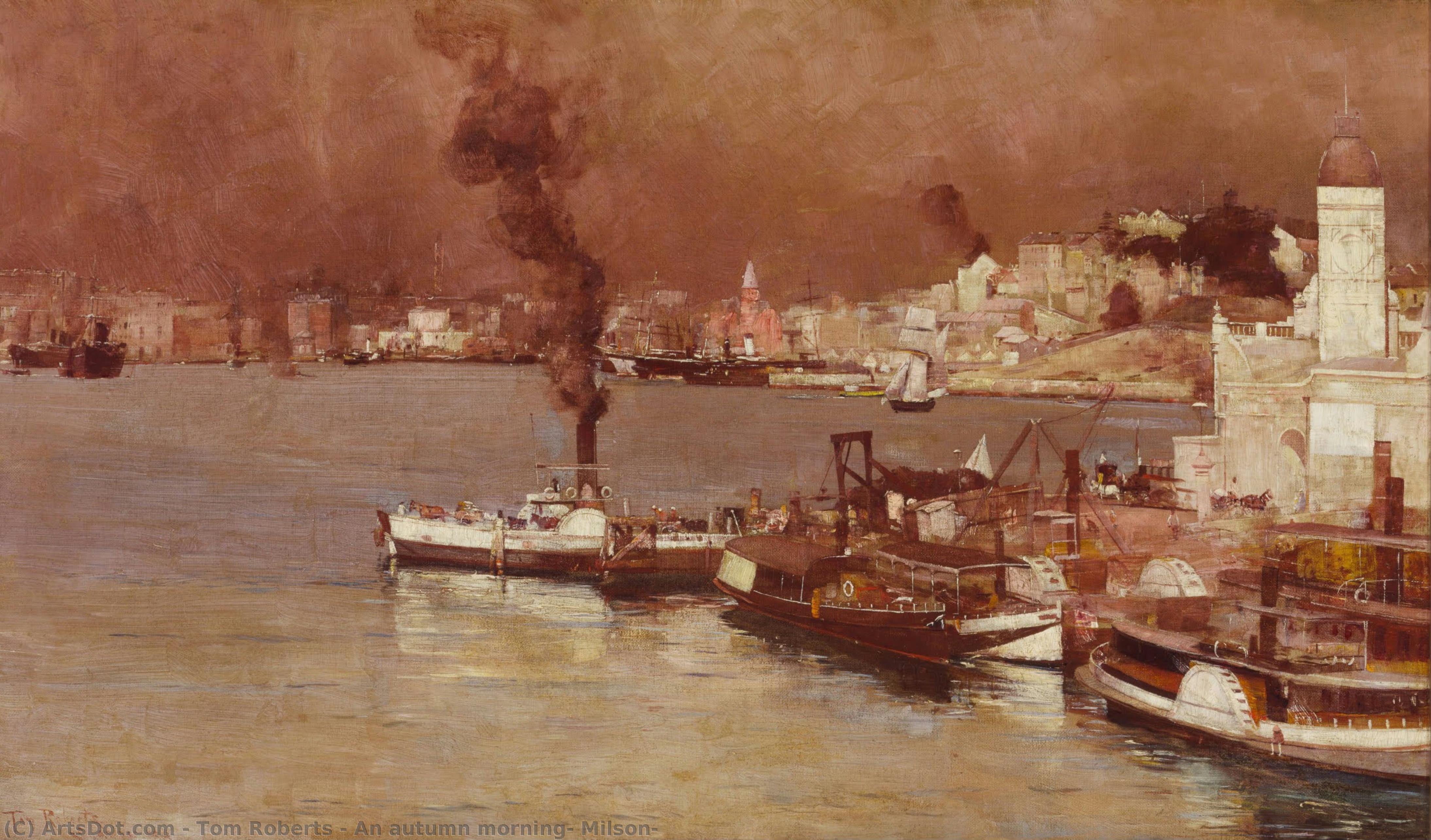 An Autumn Morning, Milson — Tom Roberts