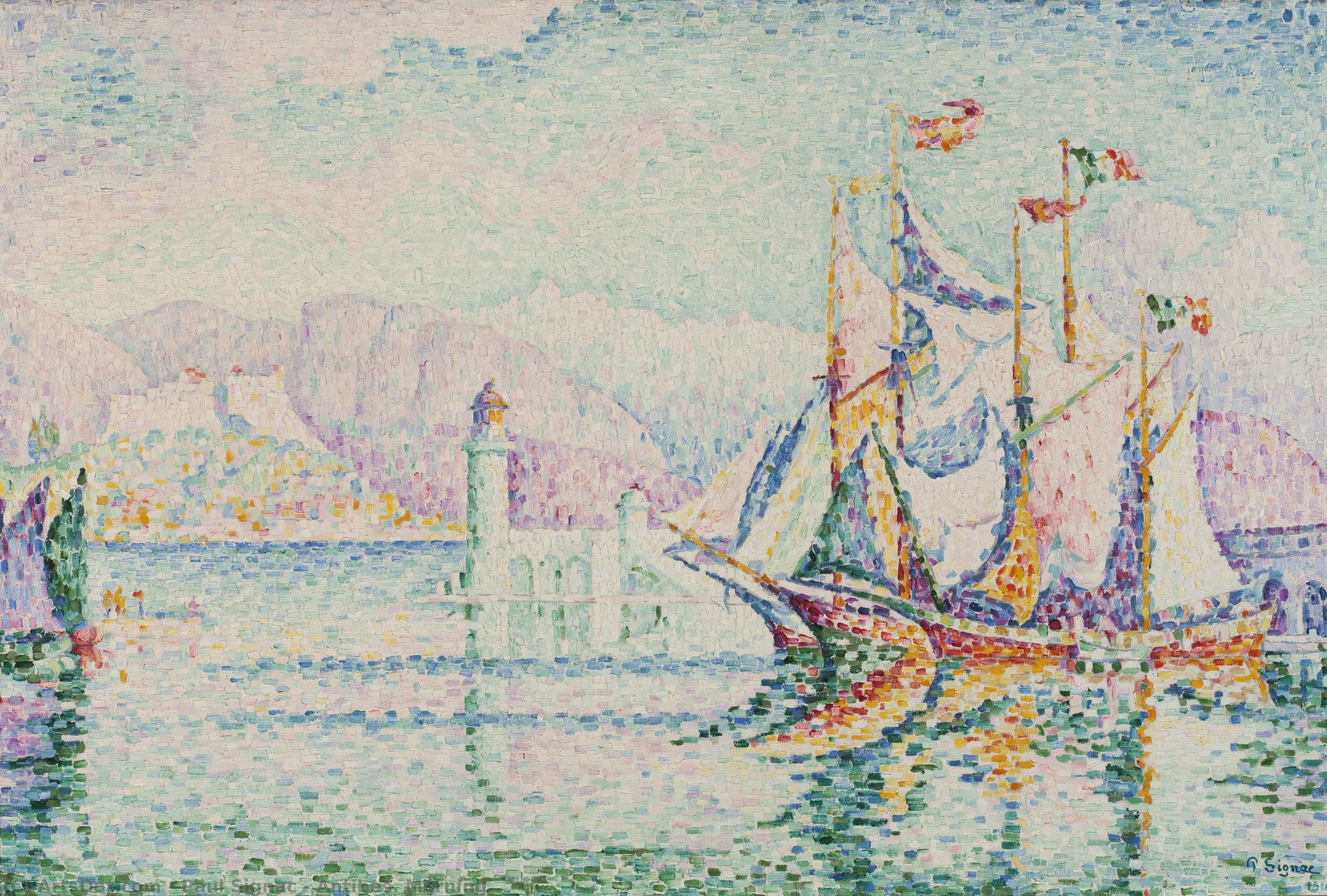 Antibes. Morning — Paul Signac