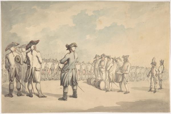 The Review — Thomas Rowlandson