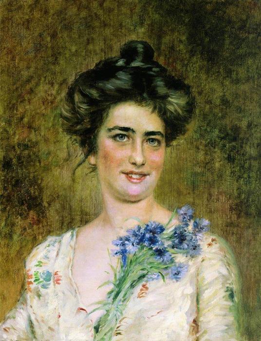 Female Portrait — Konstantin Yegorovich Makovsky