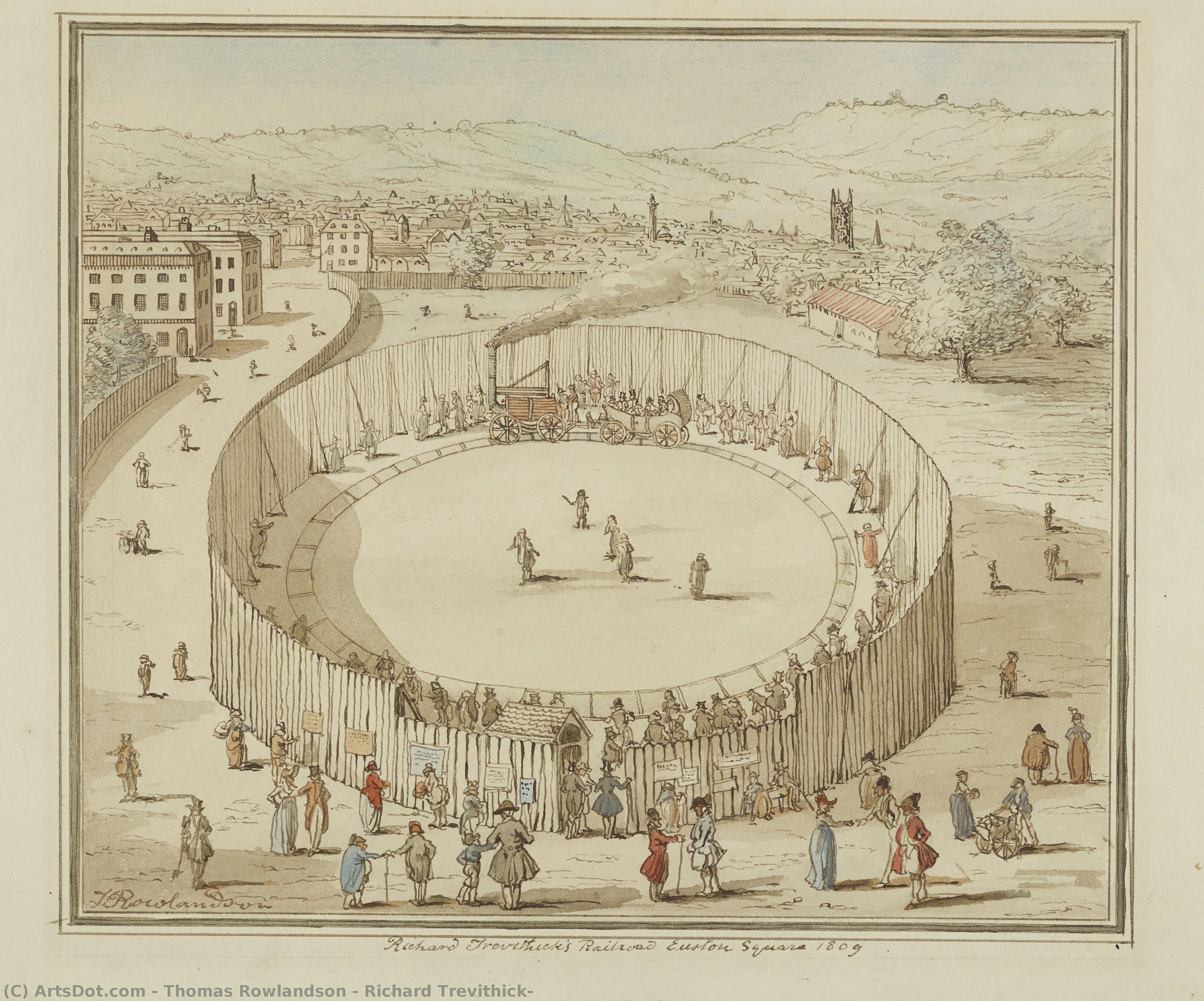 Richard Trevithick — Thomas Rowlandson
