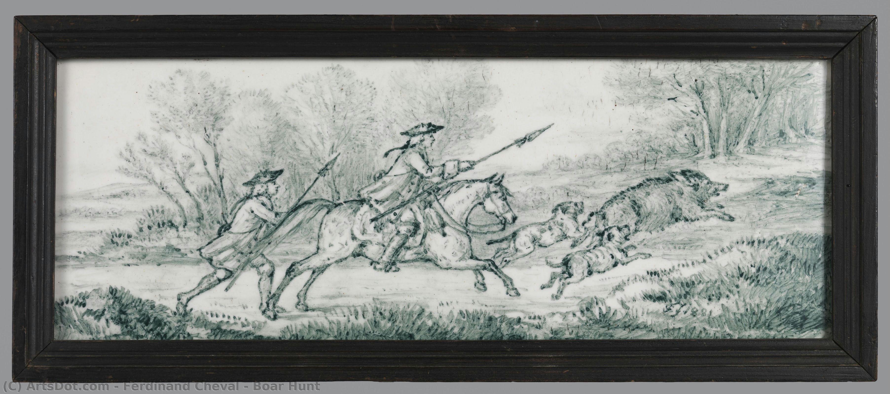 Boar Hunt — Ferdinand Cheval