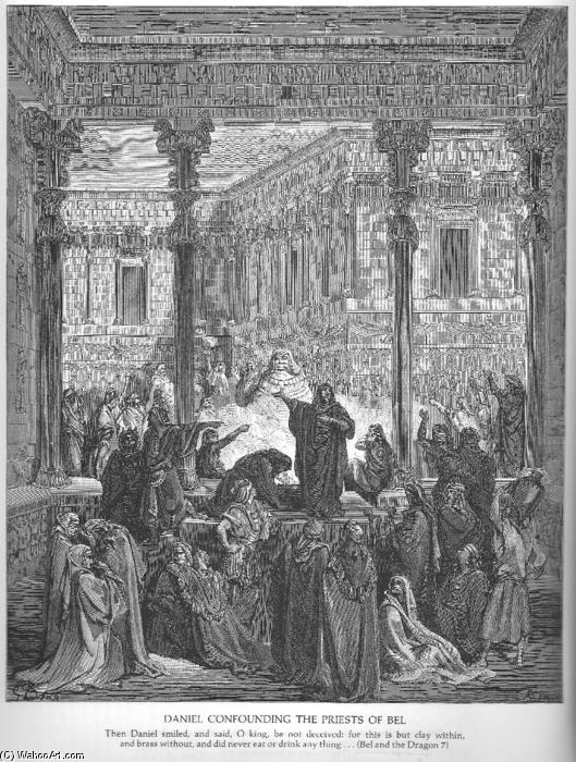 Daniel Confunde A Los Sacerdotes De Bel — Paul Gustave Doré