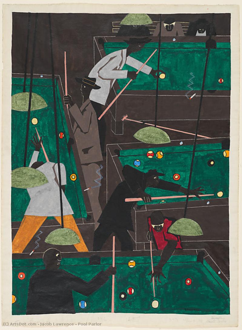 Pool Parlor — Jacob Lawrence