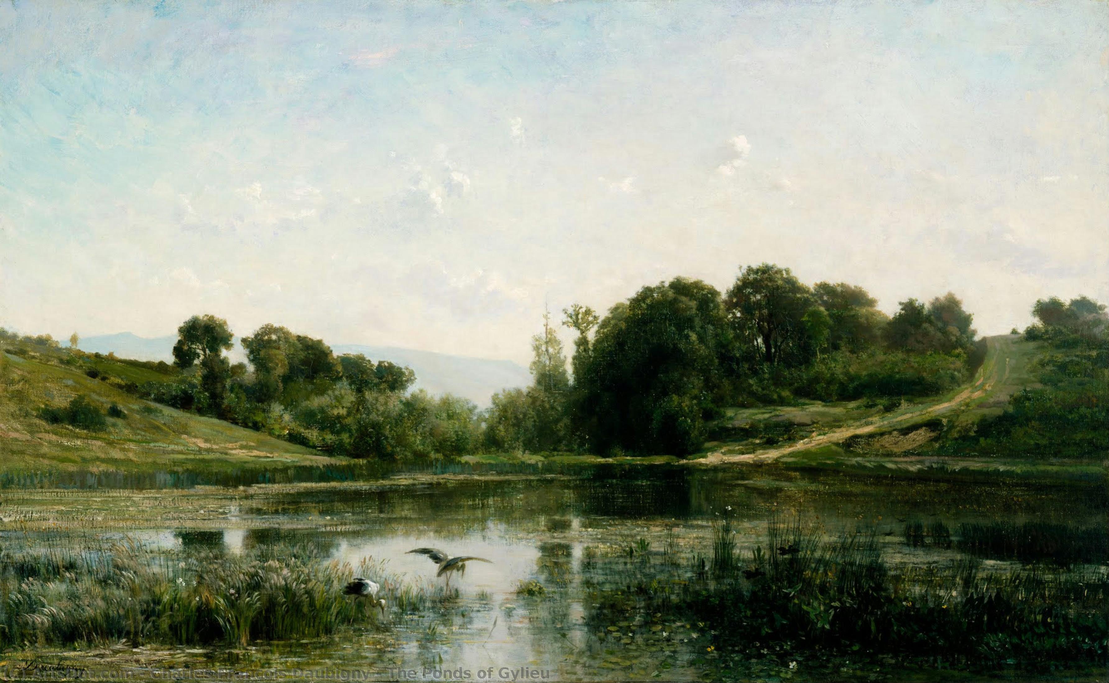 The Ponds Of Gylieu — Charles-françois Daubigny