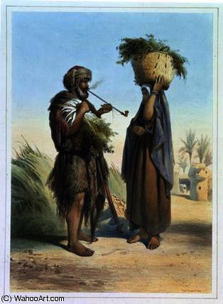 Fellah Man And Woman — Émile Prisse D'avennes
