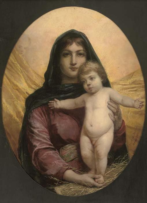 The Madonna And Child — Elisabeth Jerichau-baumann