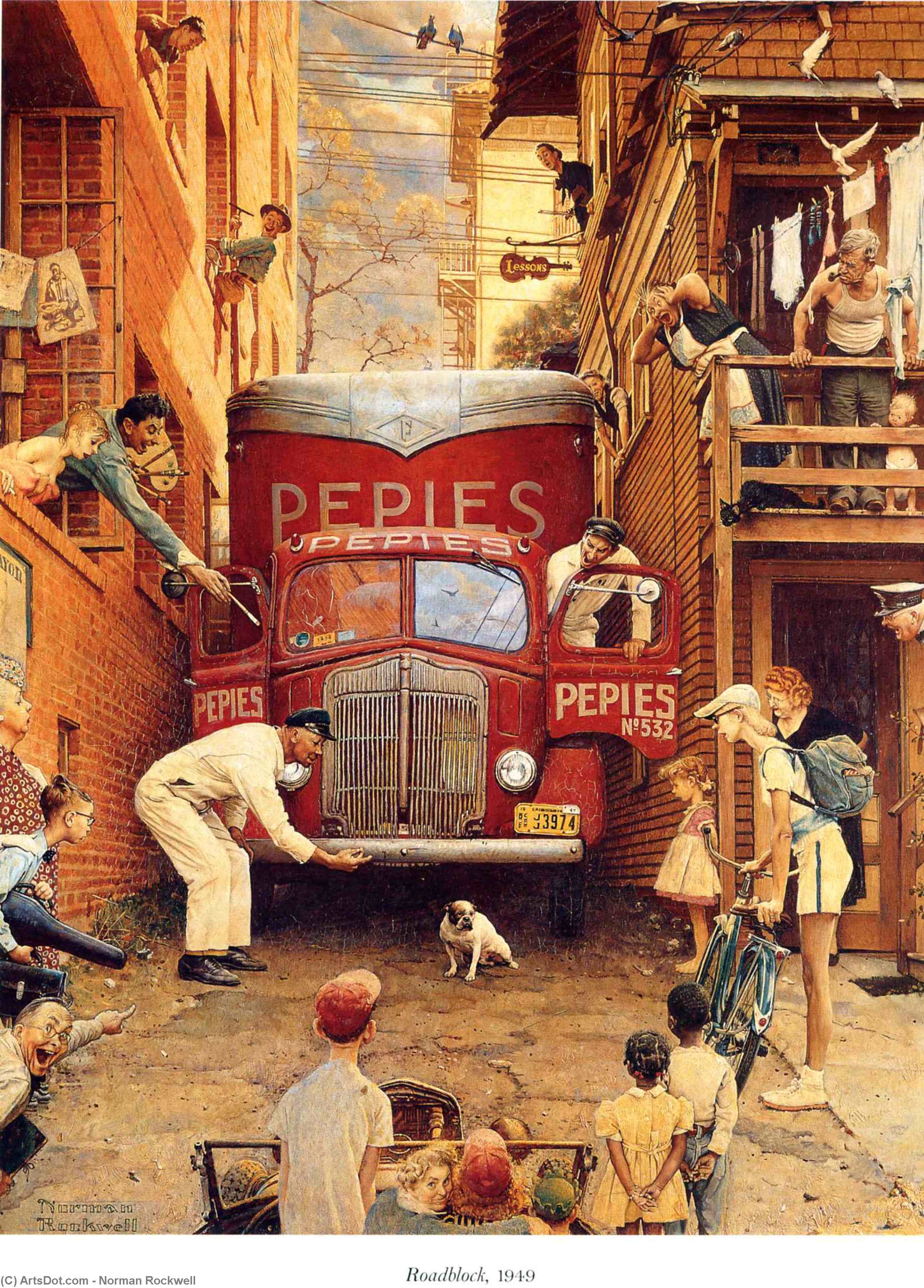 Roadblock — Norman Rockwell