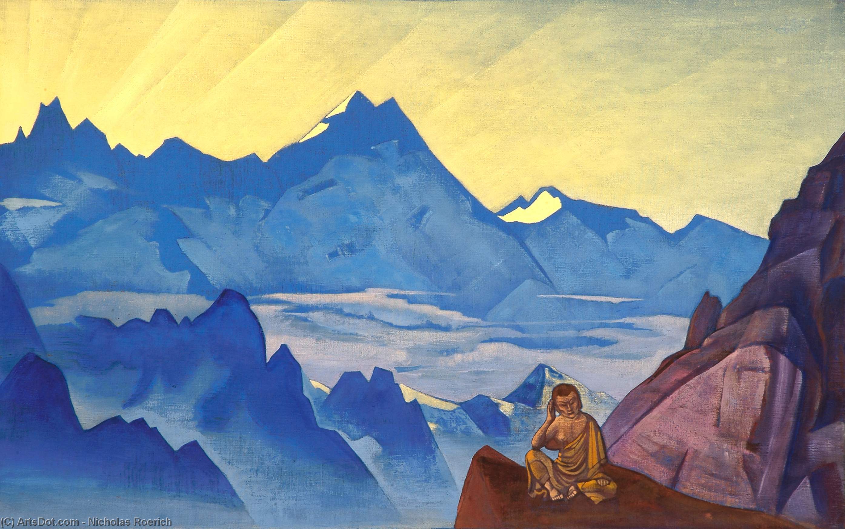 Milarepa, The One Who Harkened — Nicholas Roerich