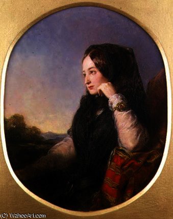 Portrait Of Countess Eugenie — Abraham Solomon