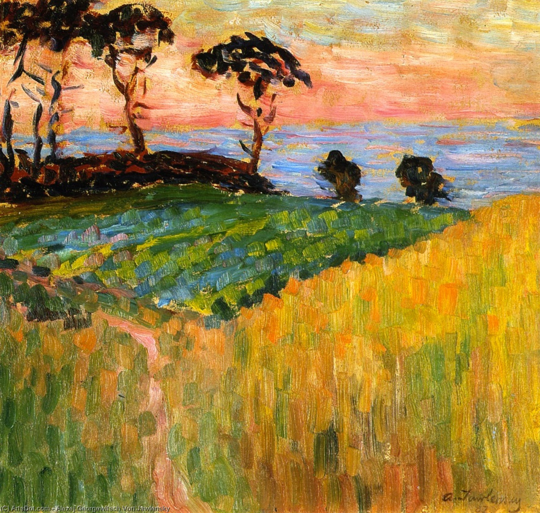 Landscape Near Marseille — Alexej Von Jawlensky