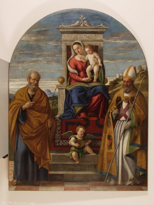 Virgin And Child With Saints — Girolamo Da Santacroce