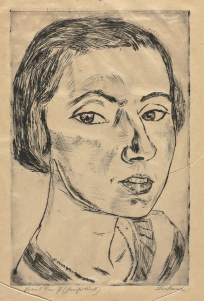 Portrait Of Frau Parkus — Max Beckmann
