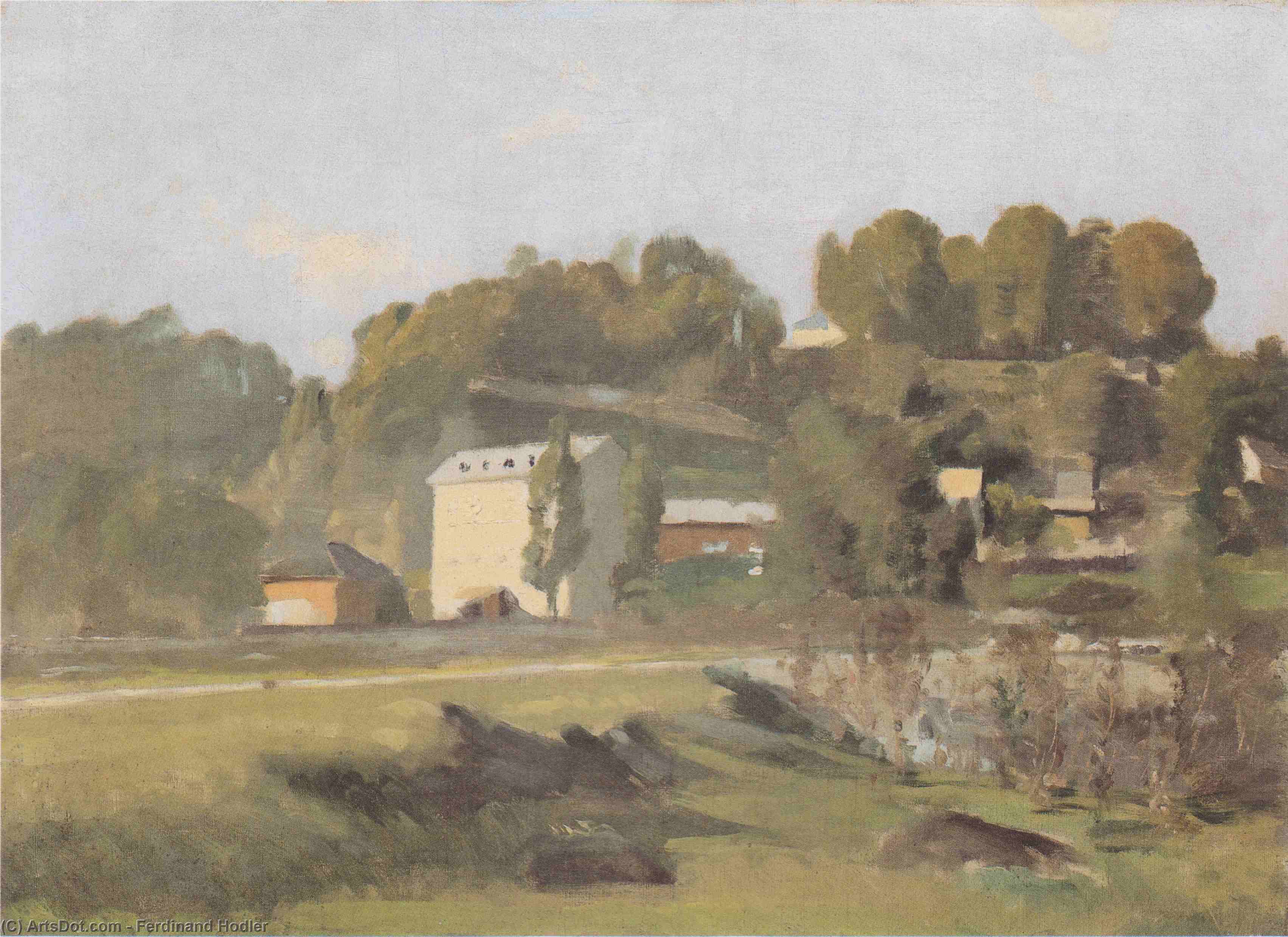 The Mill At Sous Terre In Geneva — Ferdinand Hodler