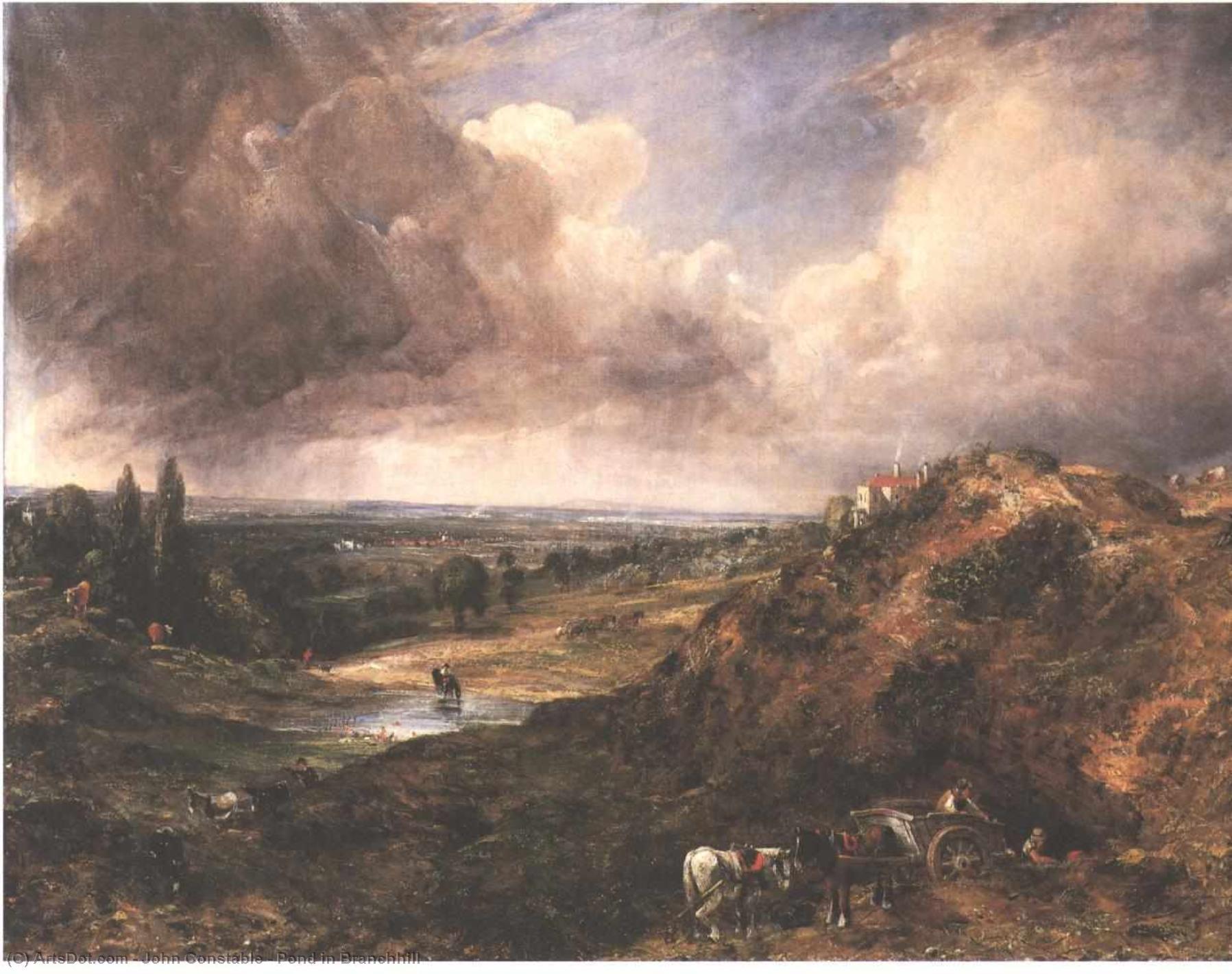 Pond In Branchhill — John Constable
