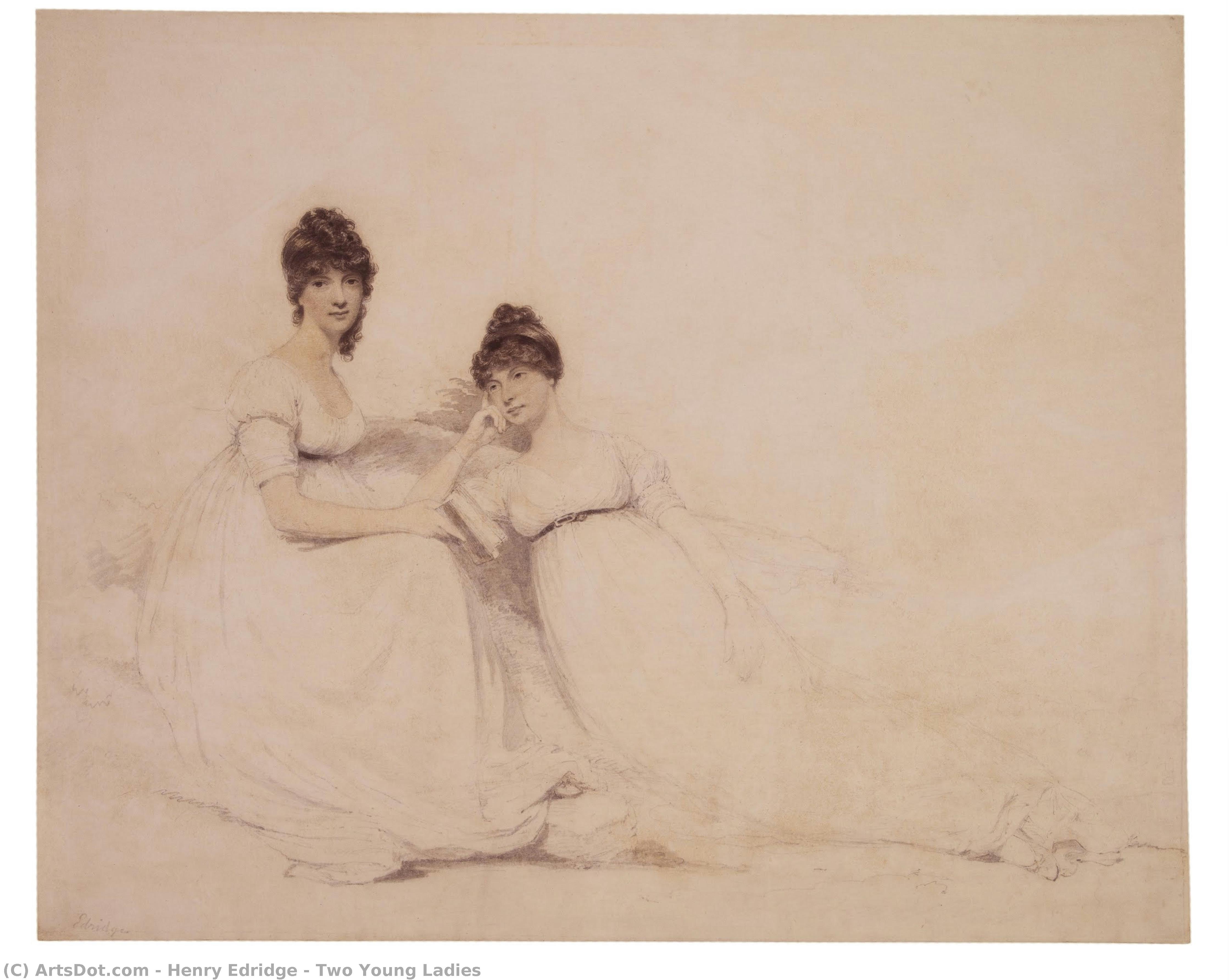 Two Young Ladies — Henry Edridge