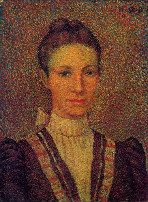 Bust Of A Young Girl — Georges Lemmen