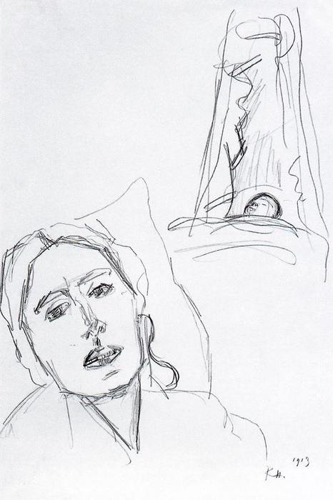 Valentine Gode-dorel Paulette In The Cradle — Ferdinand Hodler