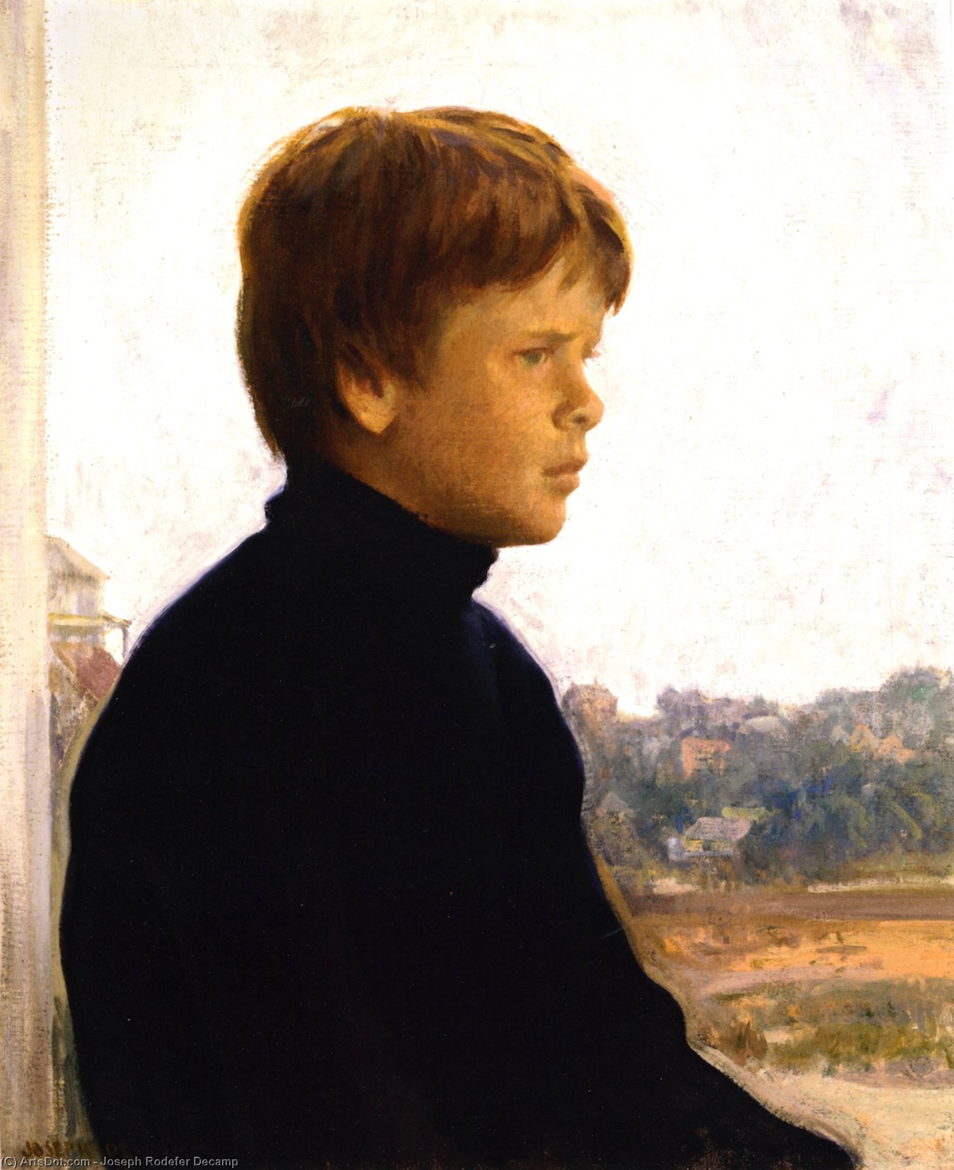 Portrait Of A Boy (ted) — Joseph Rodefer Decamp