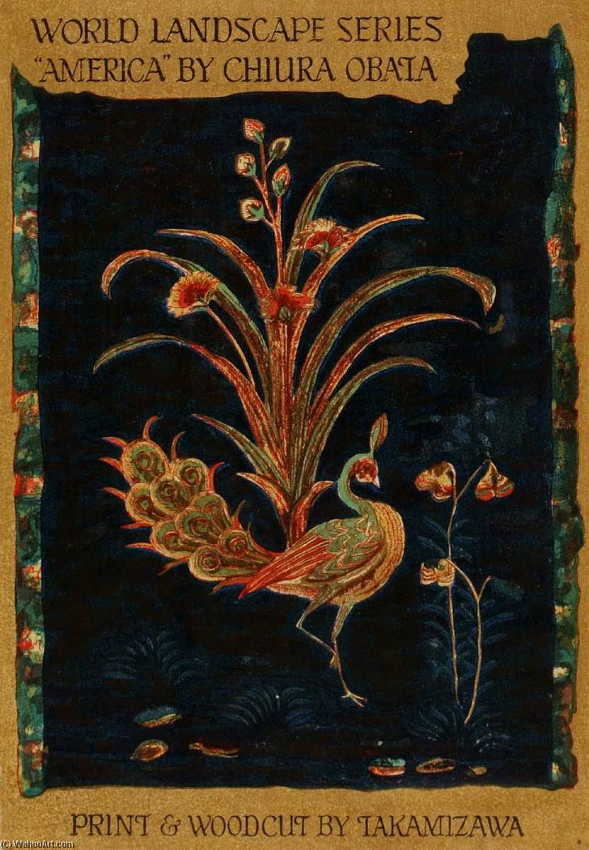 Untitled Print Sleeve With Woodblock Print — Chiura Obata