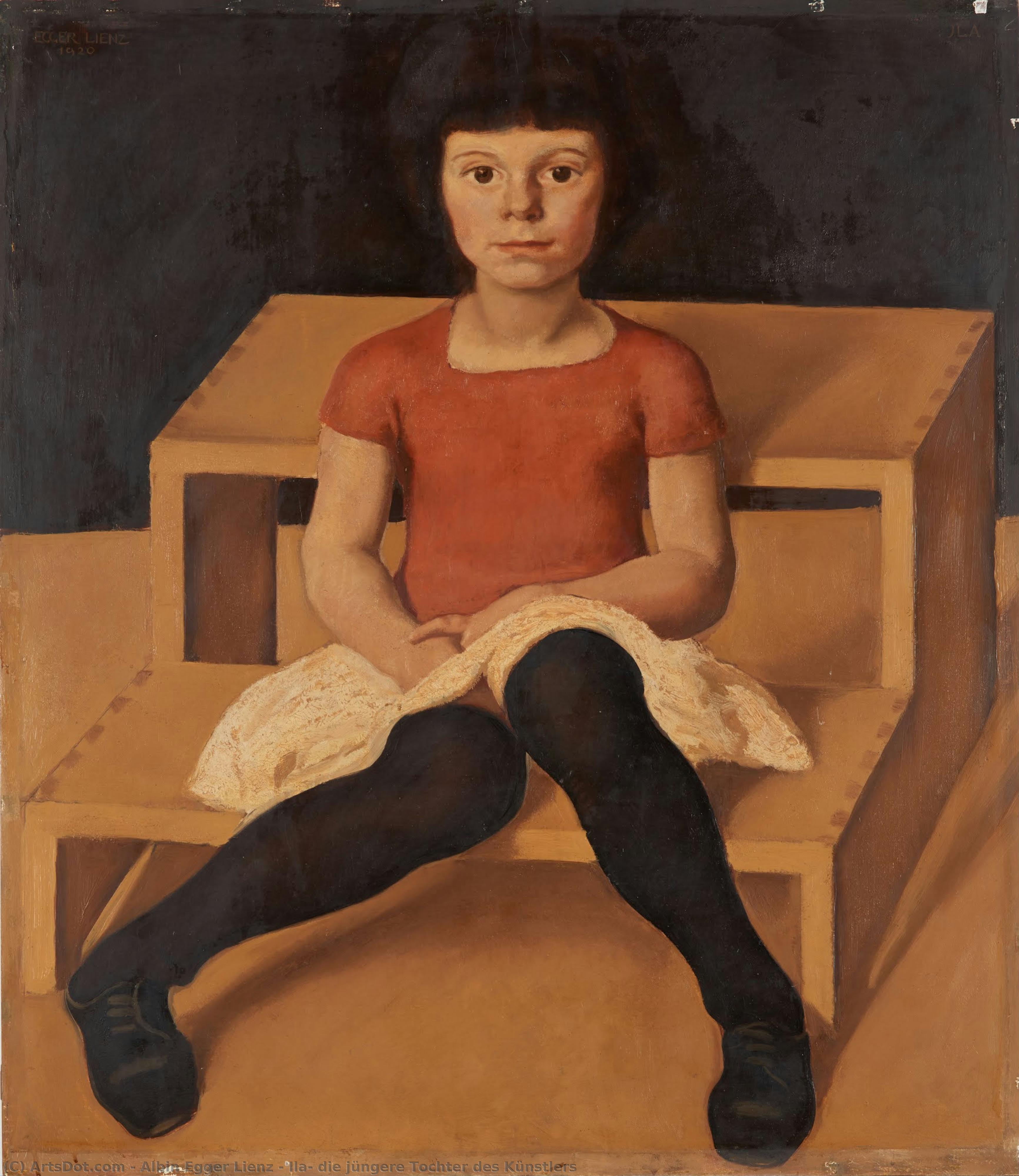 Ila, Die Jüngere Tochter Des Künstlers — Albin Egger Lienz