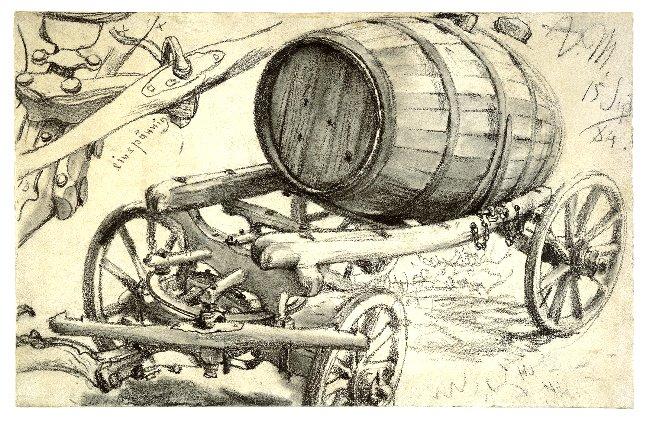 Septic Tank On Trolley — Adolph Von Menzel