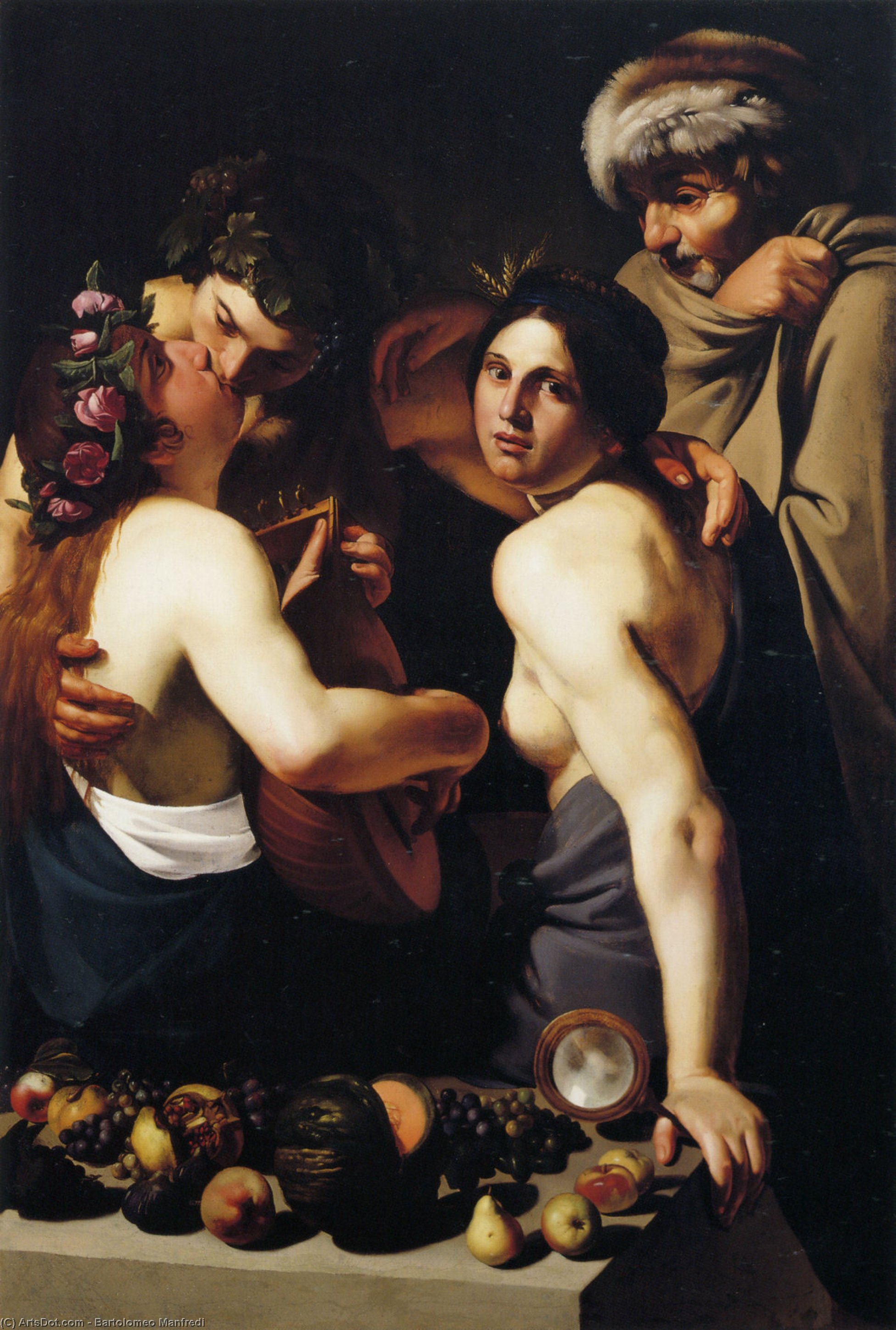 Allegory Of The Four Seasons — Bartolomeo Manfredi