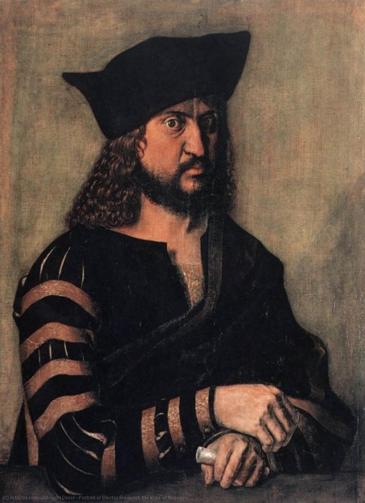 Portrait Of Elector Frederick The Wise Of Saxony — Albrecht Dürer