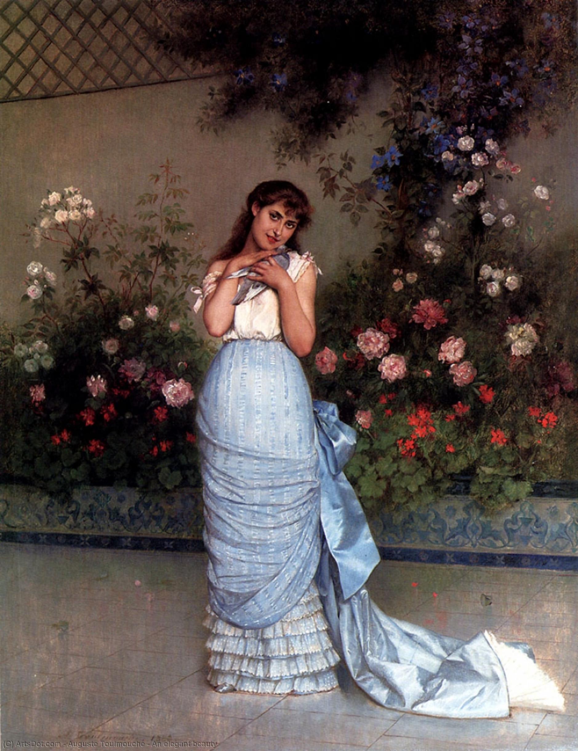An Elegant Beauty — Auguste Toulmouche