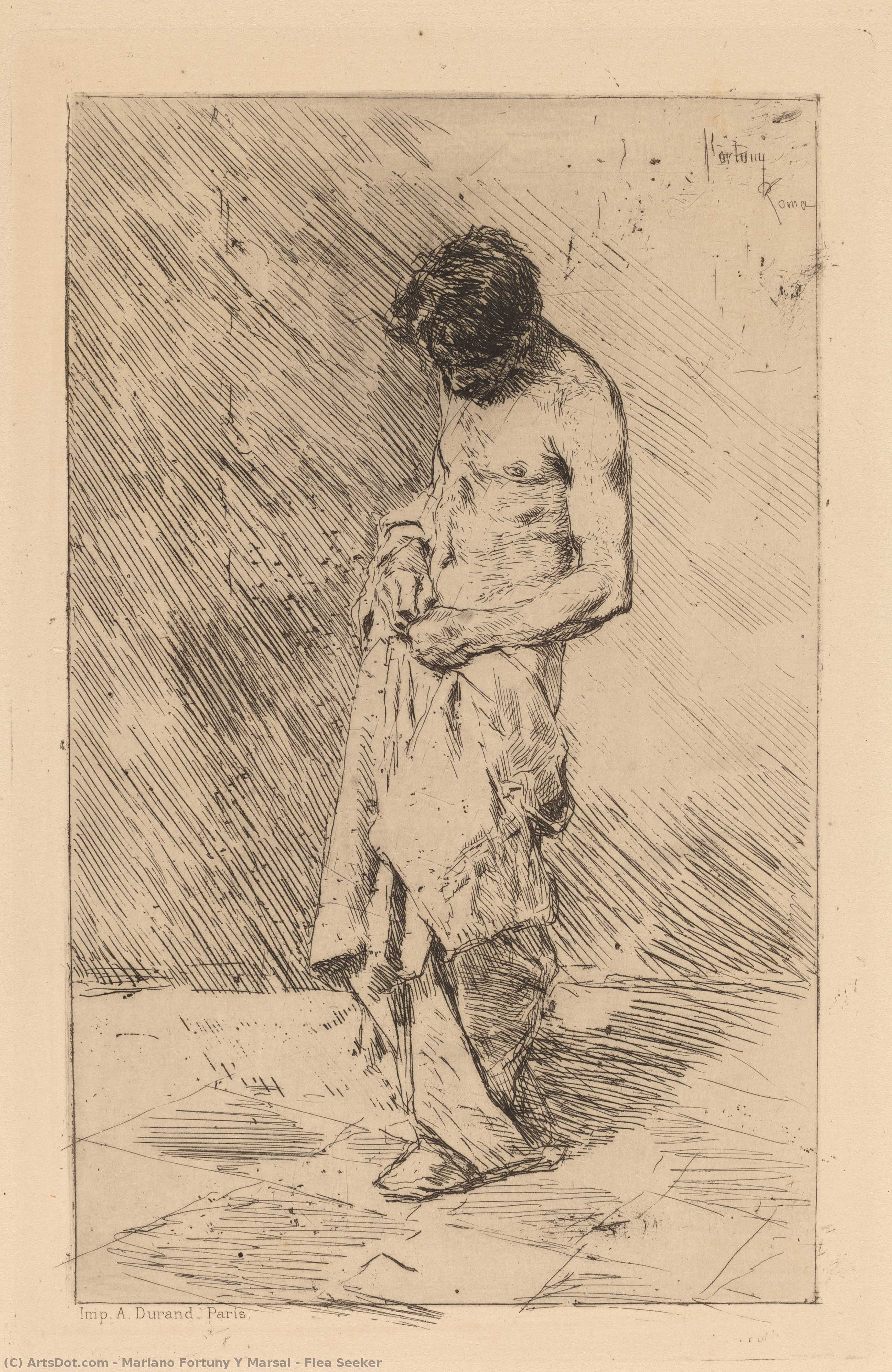 Flea Seeker — Mariano Fortuny Y Marsal