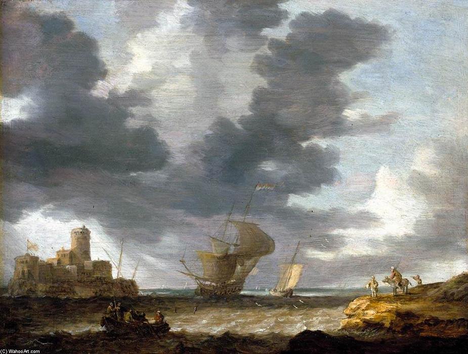 Breezy Estuary Scene — Bonaventura I Peeters