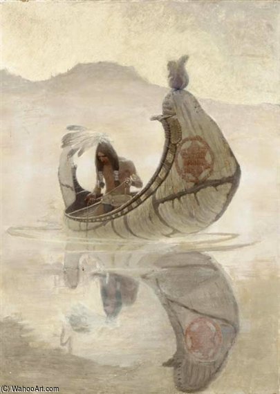 Hiawatha Fishing — N.c. Wyeth