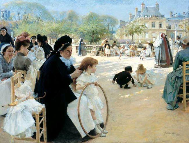 Tuileries Garden — Albert Edelfelt