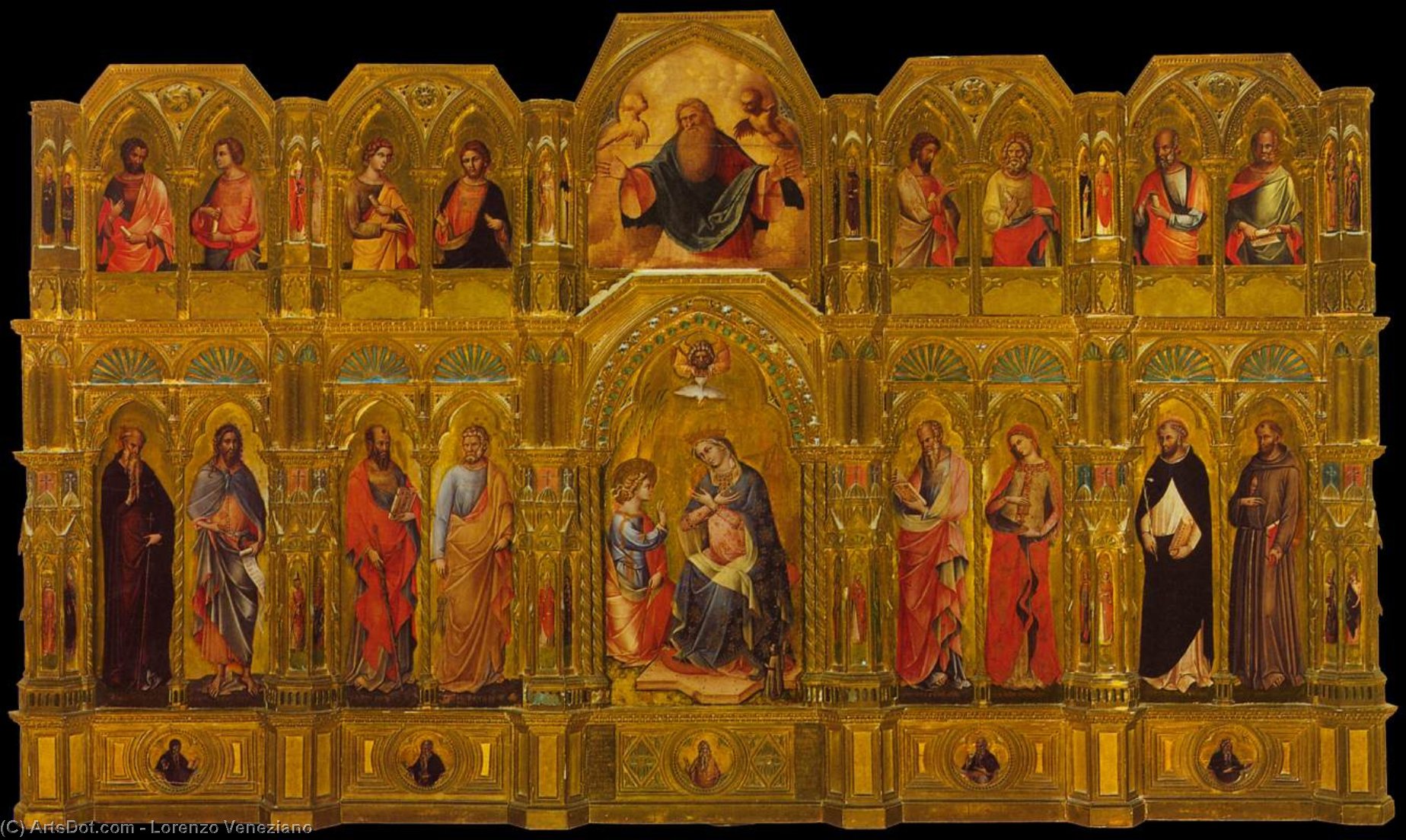 Lion Polyptych — Lorenzo Veneziano