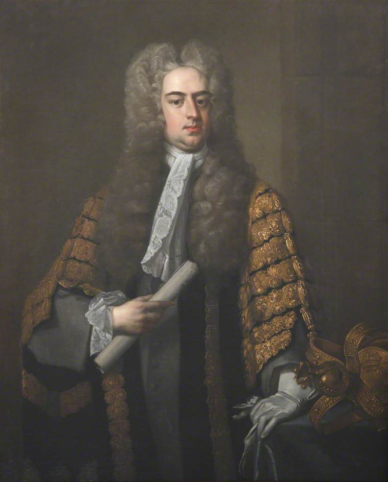 Arthur Onslow (1691–1768), Fellow Commoner (1708) — Hans Hysing