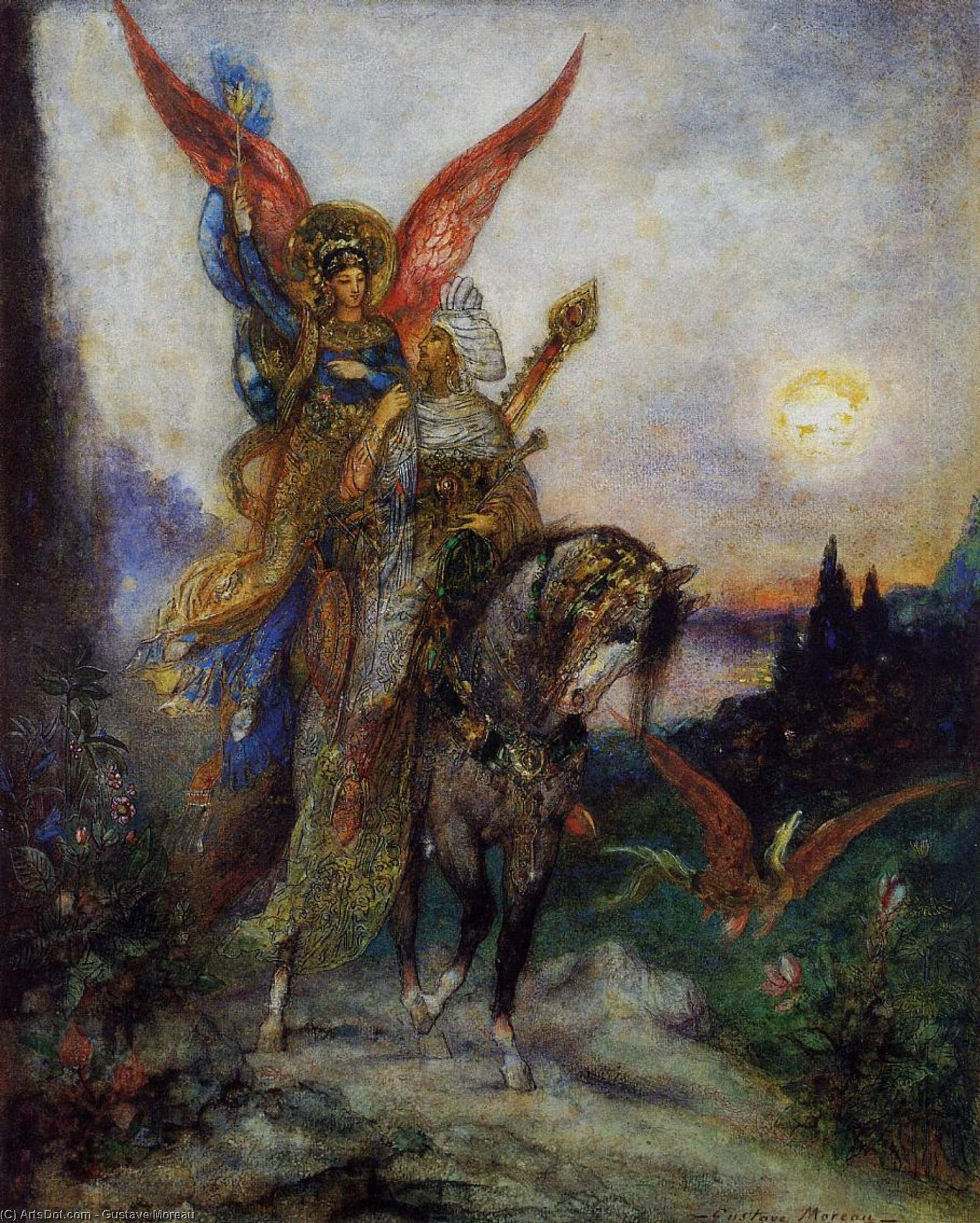 Arabian Poet (persian) — Gustave Moreau
