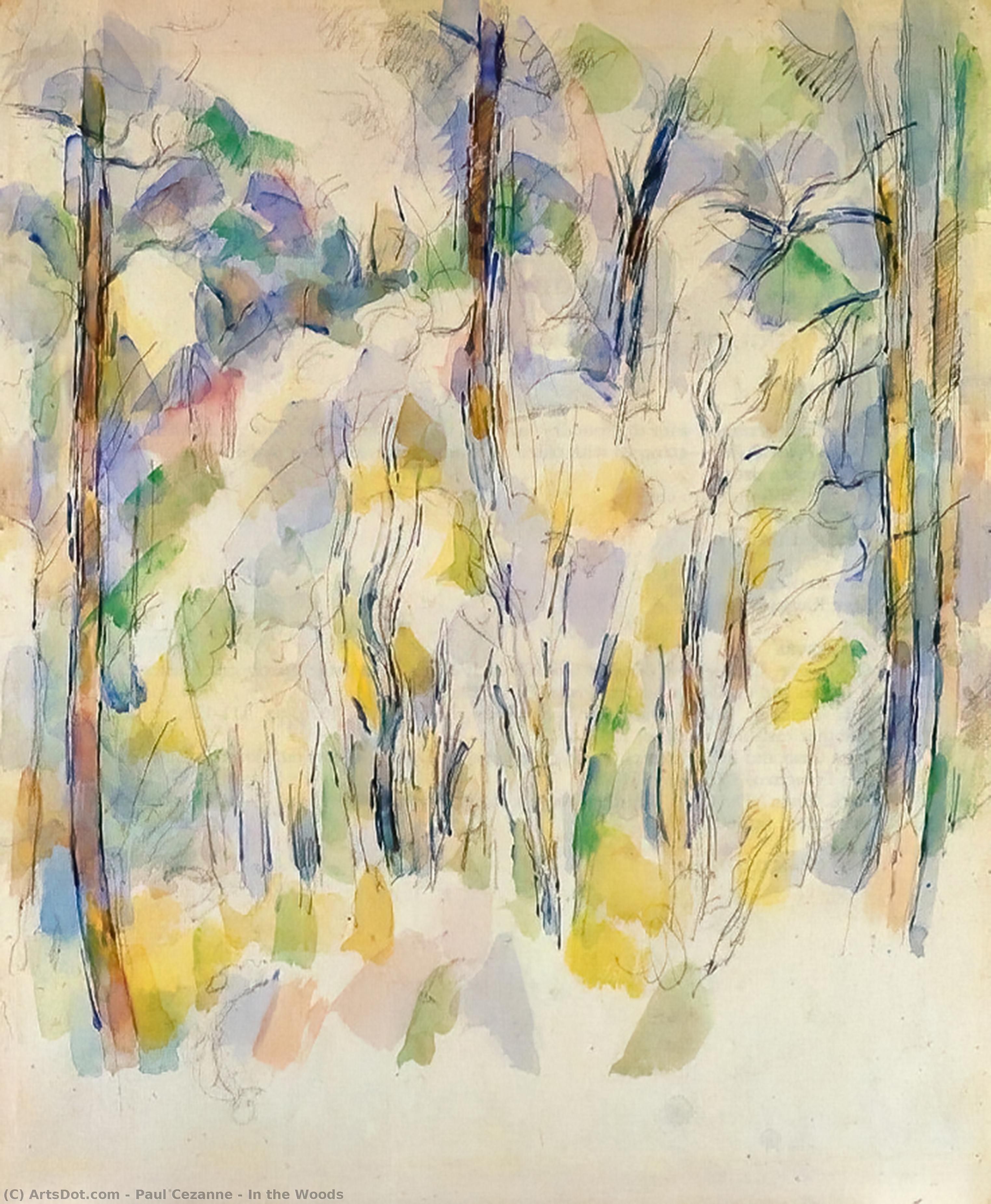 In The Woods — Paul Cézanne
