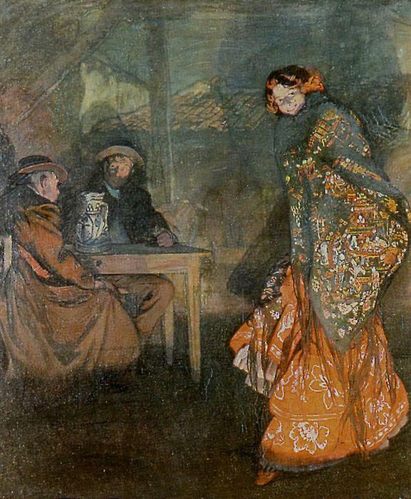 Lucienne Breval And Carmen — Ignacio Zuloaga Y Zabala