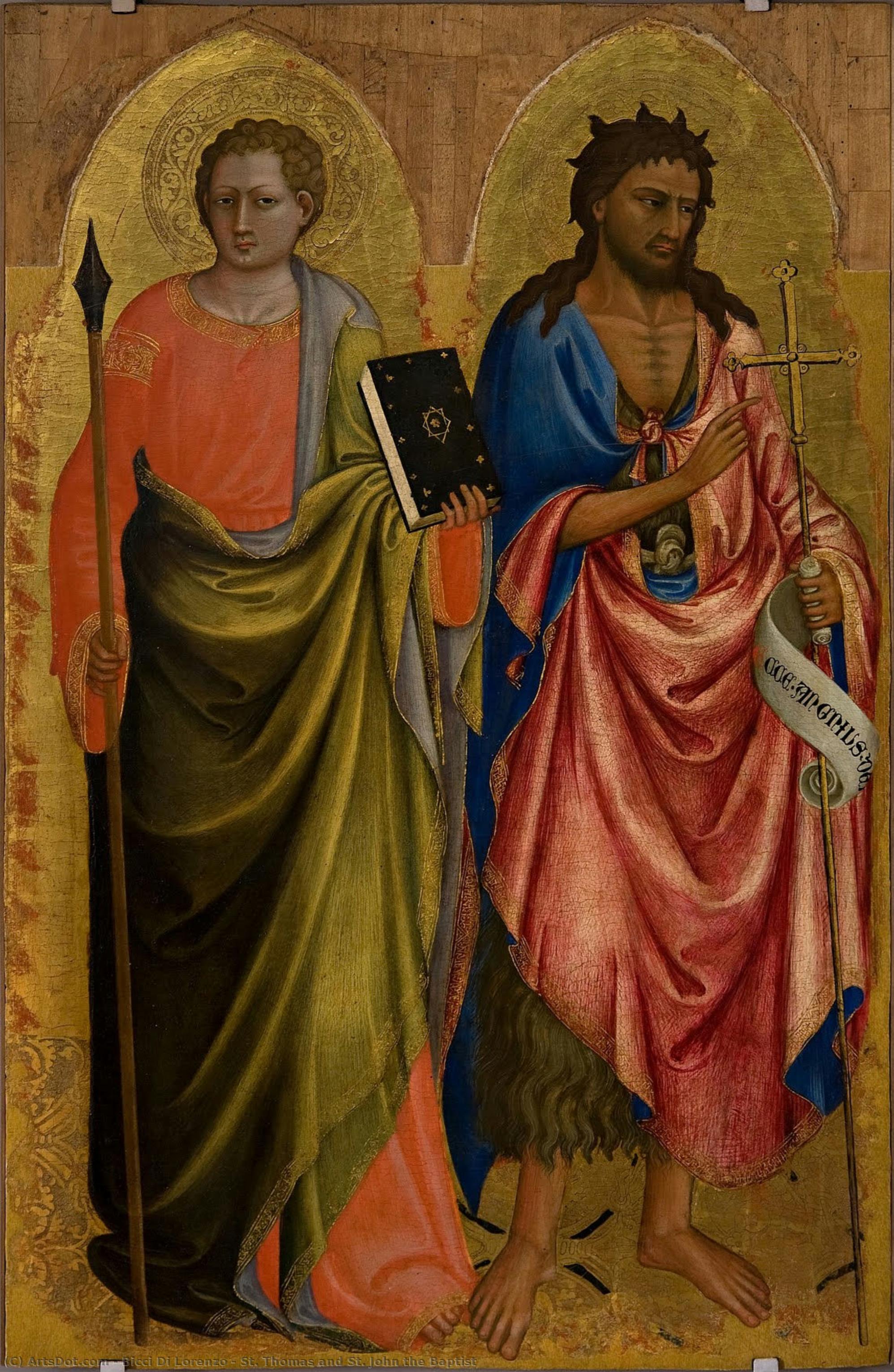 St. Thomas And St. John The Baptist — Bicci Di Lorenzo