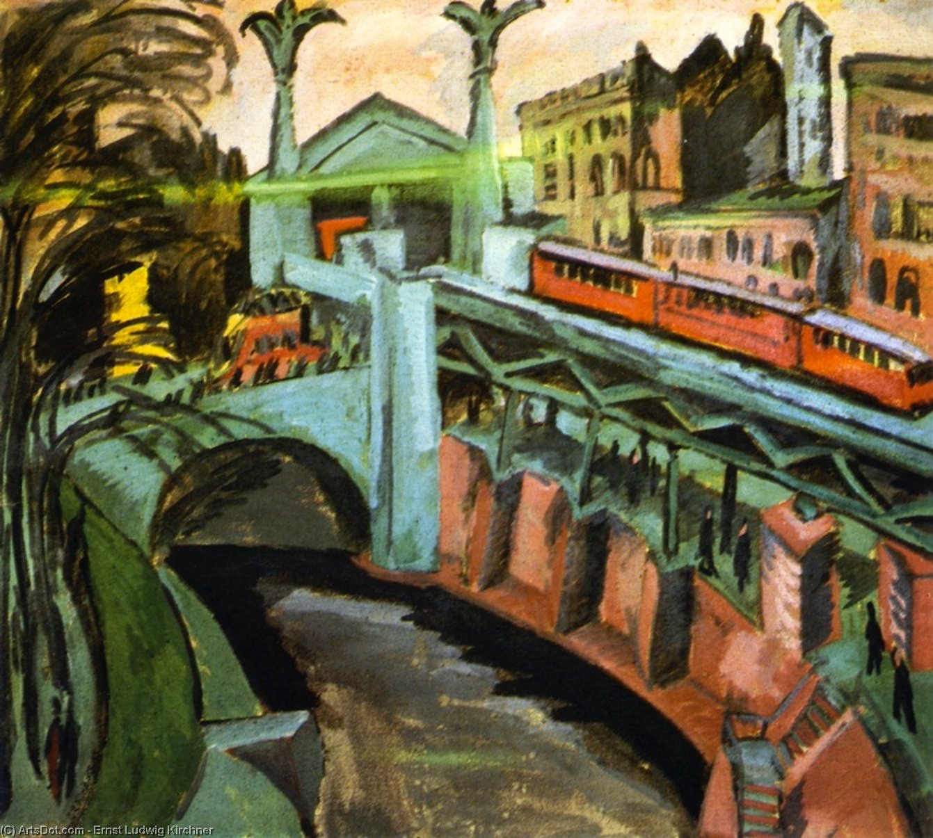 Hallesches Tor, Berlin — Ernst Ludwig Kirchner