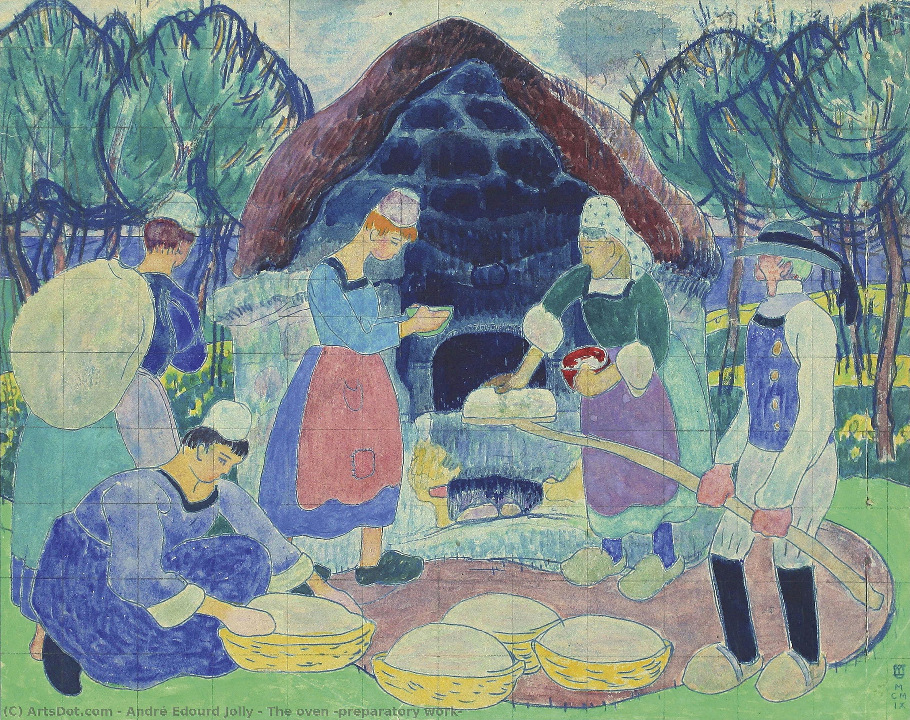 The Oven (preparatory Work) — André Edourd Jolly